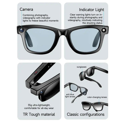 Smart AI Camera Glasses-Free with Advanced AI Features