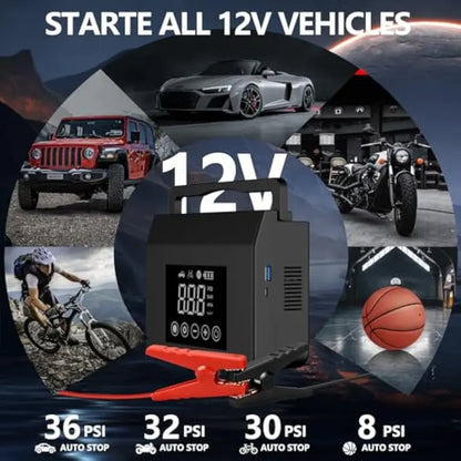 🚘Portable Car Jump Starter